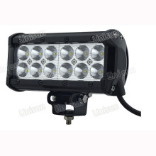 Unisun 9-32V Impermeable 6.5 pulgadas 36 vatios CREE 3W Barra de luz LED